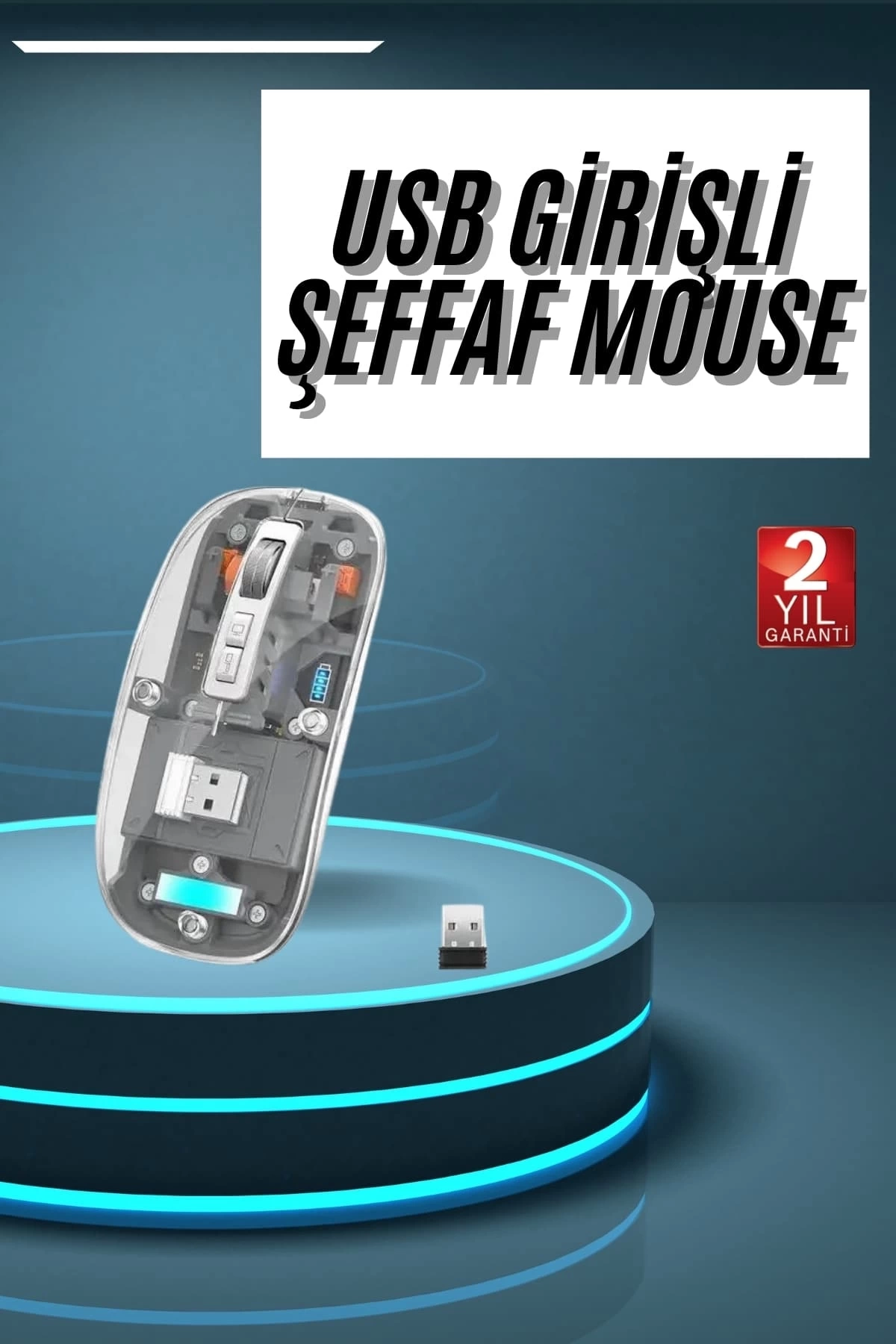 BUĞZ Kablosuz Mouse Fare Şarjlı Bluetooth Wireless Çift Modlu Sessiz