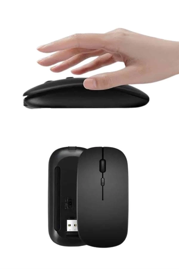 BUĞZ Kablosuz Mouse Fare Şarjlı Bluetooth Wireless Çift Modlu Sessiz BUĞZ Kablosuz Mouse Fare Şarjlı Bluetooth Wireless Çift Modlu Sessiz