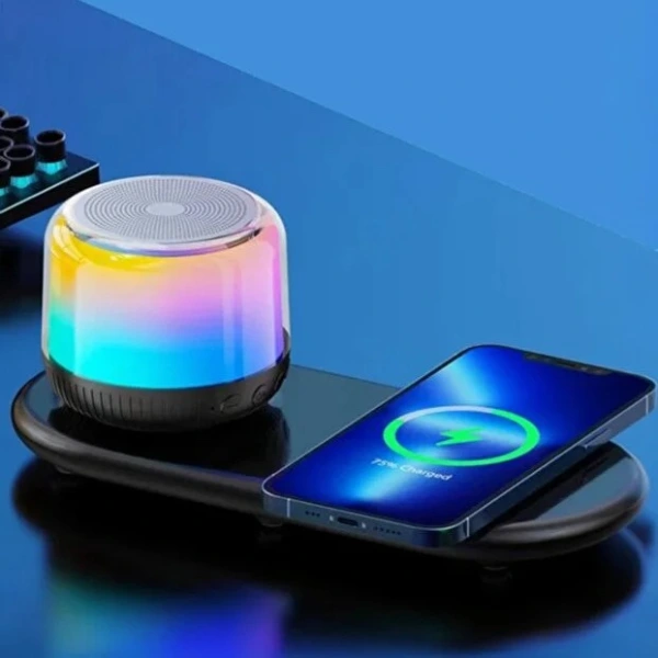 BUĞZ KABLOSUZ ŞARJ STANDLI BLUETOOTH HOPARLÖR