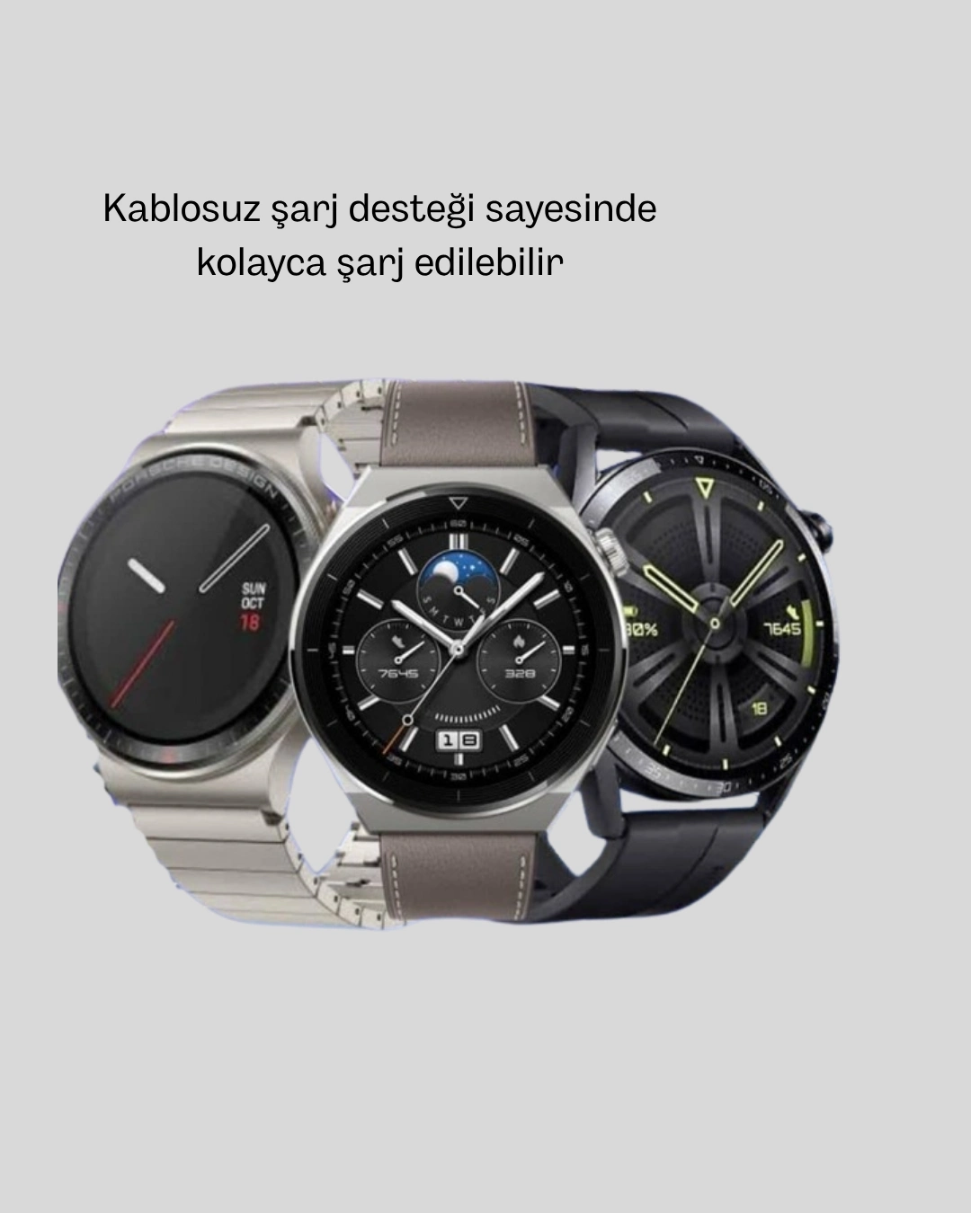 BUĞZ Kablosuz Şarjlı Bluetooth Görüşmeli Akıllı Saat – Android & iOS Uyumlu