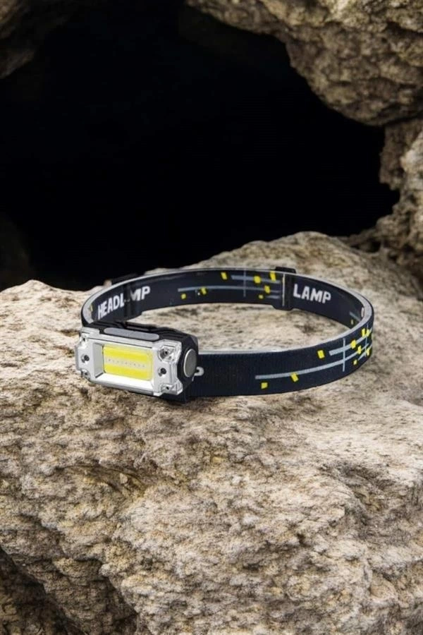 BUĞZ Kafa Lambası El Fenerli Kamp Lambası USB Şarjlı Esnek Lamba