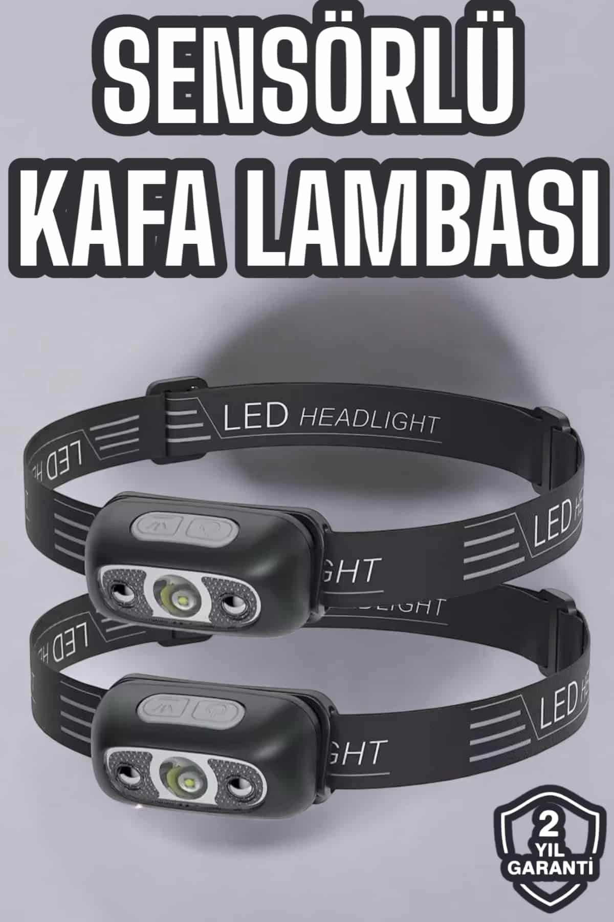 BUĞZ Kafa Lambası Kamp Lambası Led Işık Şarjlı Ayarlanabilir