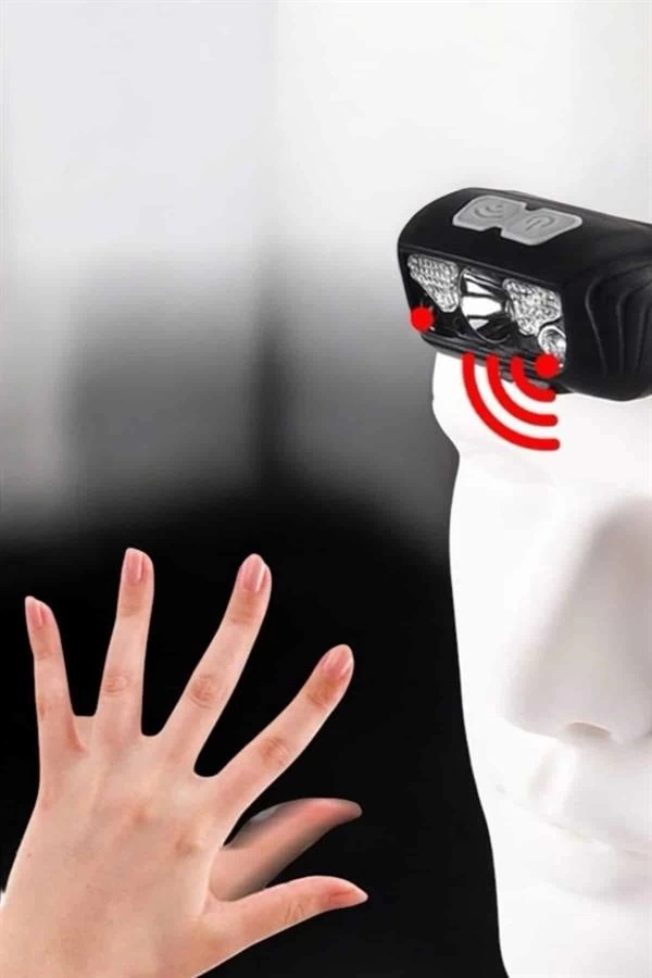 BUĞZ Kafa Lambası Kamp Lambası Sensörlü Şarjlı Ayarlanabilir BUĞZ Kafa Lambası Kamp Lambası Sensörlü Şarjlı Ayarlanabilir