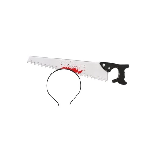 BUĞZ Kafaya Saplanmış Halloween Kanlı Testere Şaka Tacı