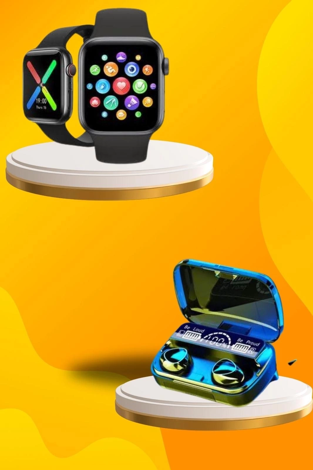 BUĞZ Kaliteli Akıllı Saat ve Kaliteli Bluetooth Kulaklık ANC Özelliği Uzun Pil Ömrü BUĞZ Kaliteli Akıllı Saat ve Kaliteli Bluetooth Kulaklık ANC Özelliği Uzun Pil Ömrü
