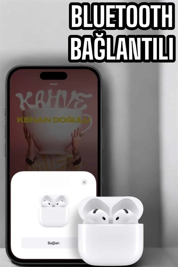 BUĞZ Kaliteli Ucuz İOS ve Android Uyumlu TWS Bluetooth Kulaklık ANC Özelliği