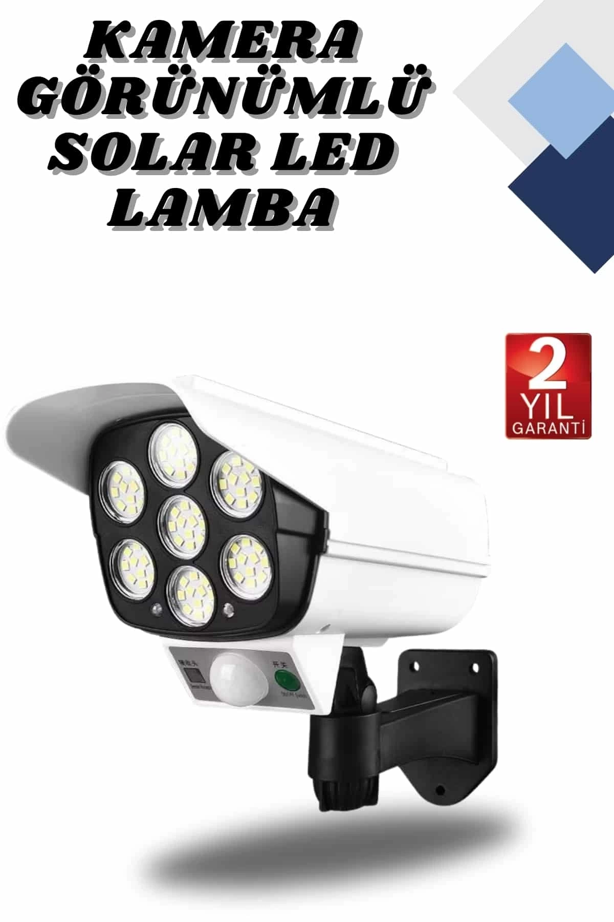 BUĞZ Kamera Görünümlü Led Lamba Dönebilen Bahçe Aydınlatması Duvar Lambası