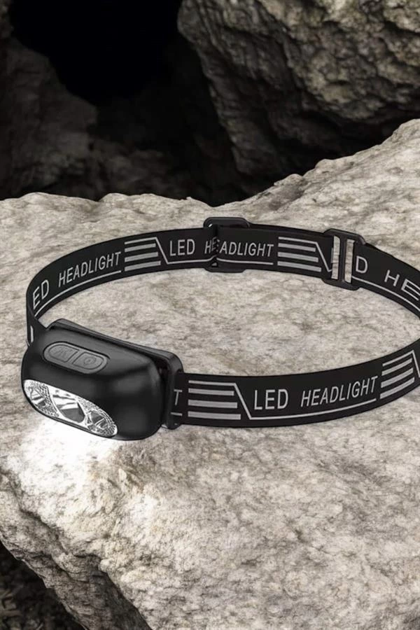 BUĞZ Kamp Lambası Led Işık Kafa Lambası Balıkçı Lambası Ayarlanabilir
