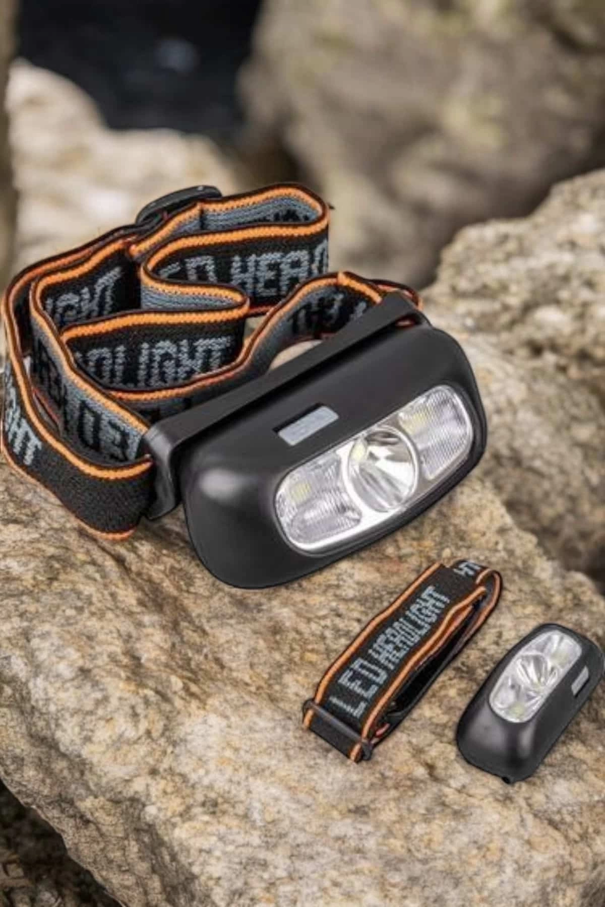 BUĞZ Kamp Lambası Led Işık Kafa Lambası Balıkçı Lambası Ayarlanabilir