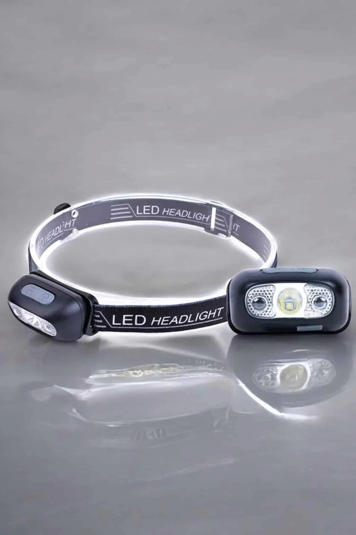BUĞZ Kamp Lambası Led Işık Kafa Lambası Balıkçı Lambası Ayarlanabilir