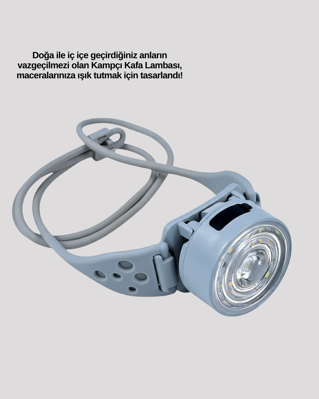 BUĞZ Kampçı Kafa Lambası Su Geçirmez Çok Modlu LED Yeni Nesil