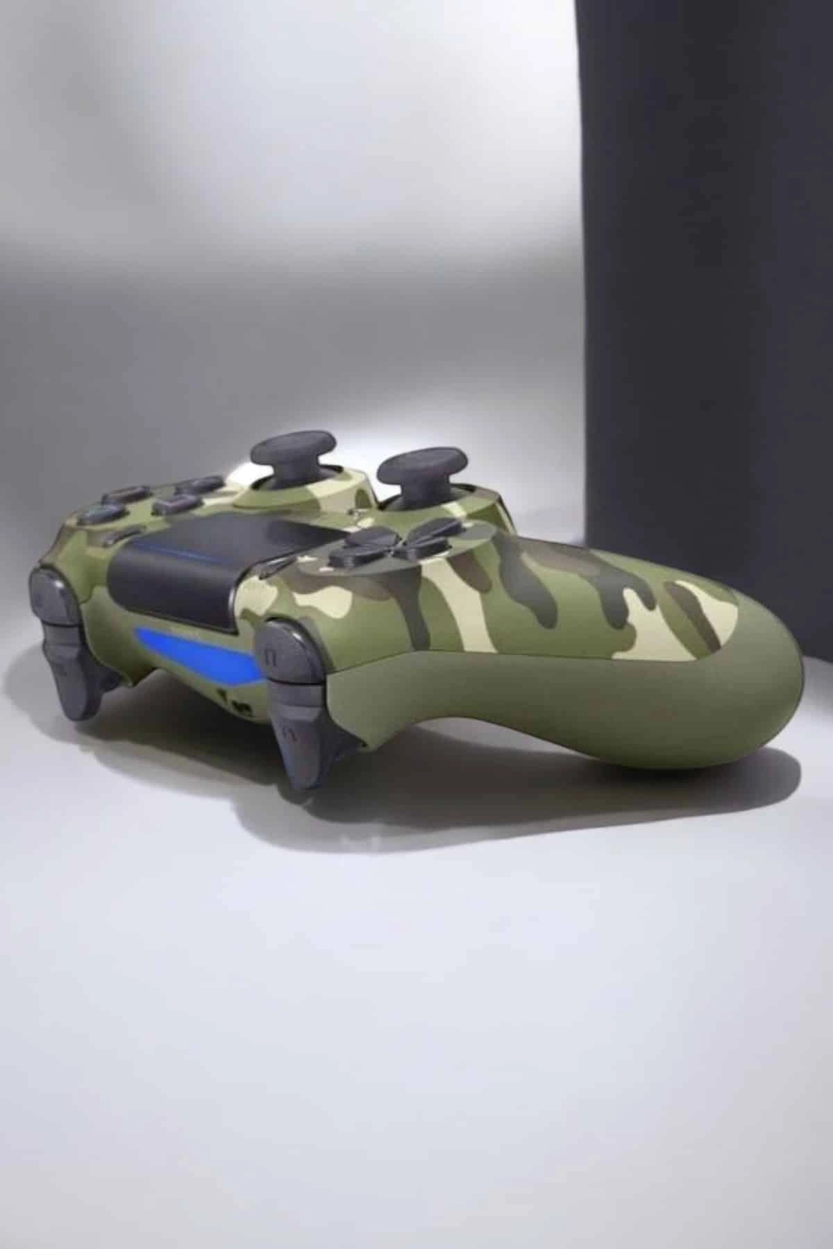 BUĞZ Kamuflaj Desenli Joystick PS4 Oyun Kolu