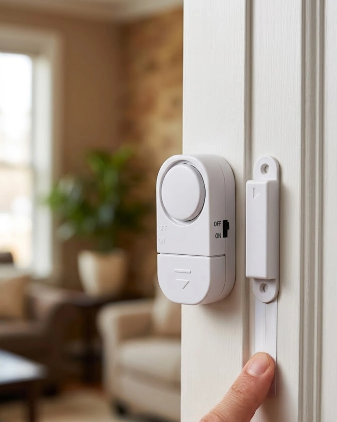 BUĞZ Kapı Alarmı Pencere Sensörü 90 dB Sesli Güvenlik Sistemi Kolay Montajlı