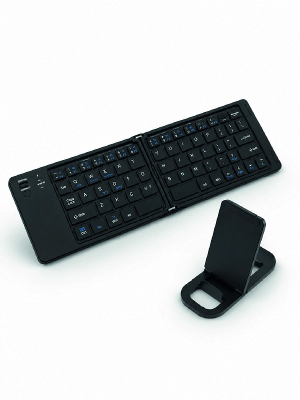 BUĞZ Katlanabilir Bluetooth Klavye 3 Cihaz Bağlantılı Kablosuz Taşınabilir Klavye