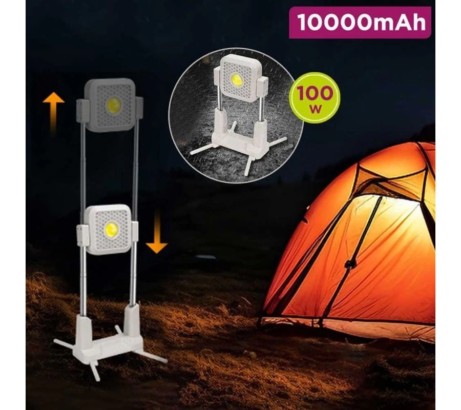BUĞZ Katlanabilir Kamp Lambası Çok İşlevli Ultra Güçlü 4 Modlu Aydınlatma
