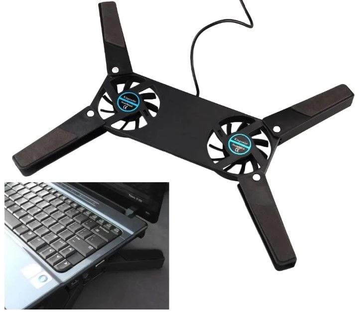 BUĞZ Katlanabilir Laptop Soğutucu 2 fanlı