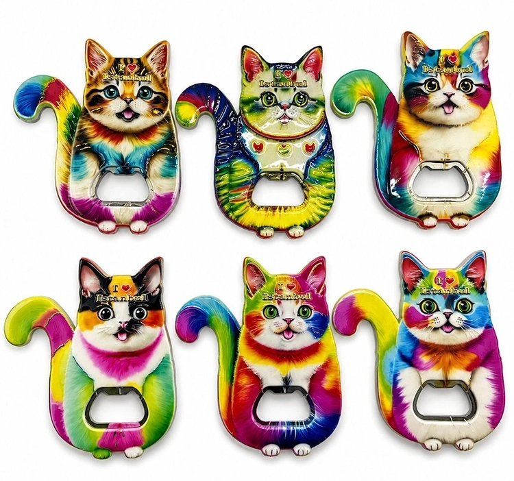 BUĞZ Kedi Tasarımı İstanbul Temalı Buzdolapı Süsü Magnet Alk5407 BUĞZ Kedi Tasarımı İstanbul Temalı Buzdolapı Süsü Magnet Alk5407