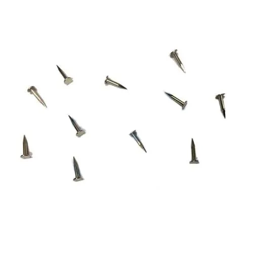 BUĞZ Klips, Menteşe, Ayağı Çivisi  7mm Çelik - Nikel 100gr