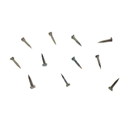 BUĞZ Klips, Menteşe, Ayağı Çivisi 9mm Çelik - Nikel 100gr