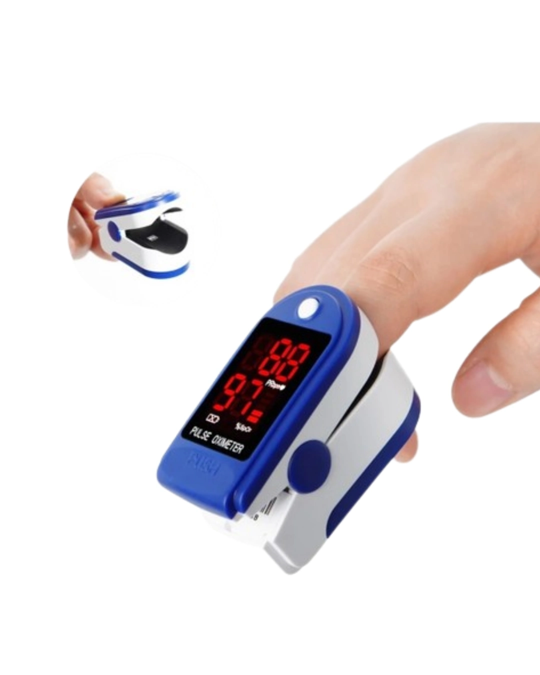 BUĞZ Kolay Kullanımlı Parmak Tipi Pulse Oksimetre Ev Tipi Kullanım