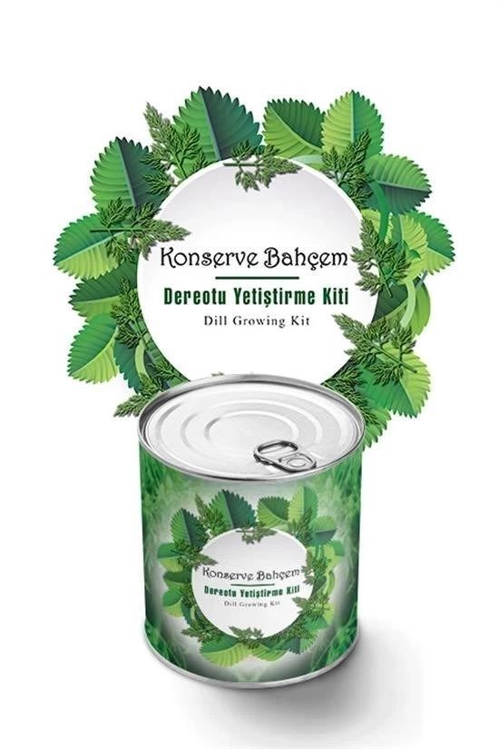BUĞZ Konserve Bahçem Evde Konservede Dereotu Yetiştirme Kiti Aparatı