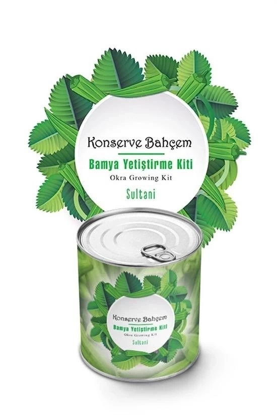 BUĞZ Konserve Bahçem Evde Konservede Sultani Bamya Yetiştirme Kiti