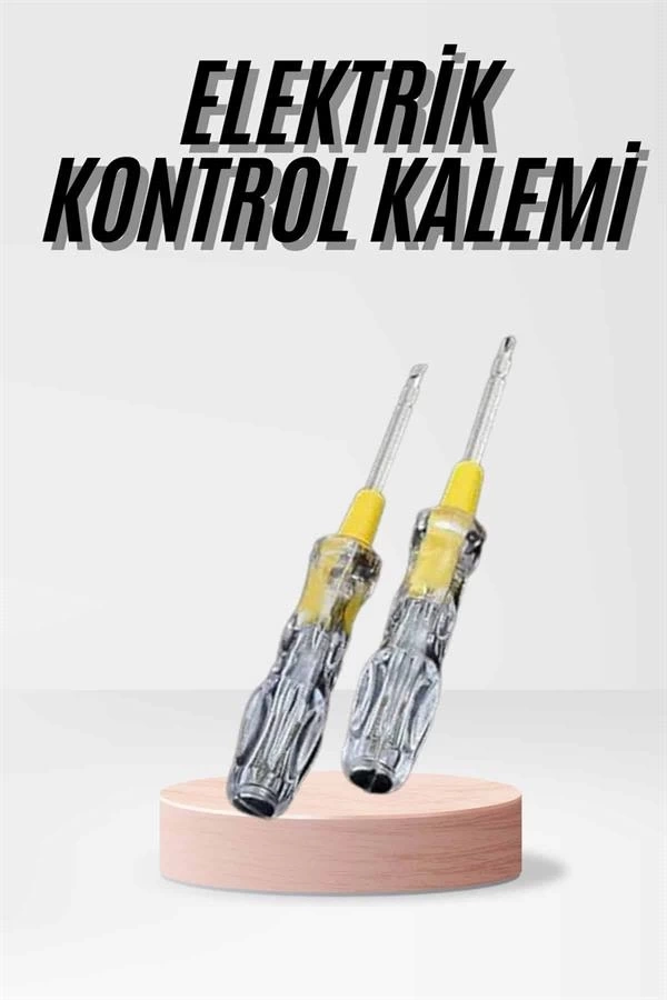 BUĞZ Kontrol Kalemi Çift Başlıklı Şeffaf Elektrik Testi Değişken Uçlu BUĞZ Kontrol Kalemi Çift Başlıklı Şeffaf Elektrik Testi Değişken Uçlu