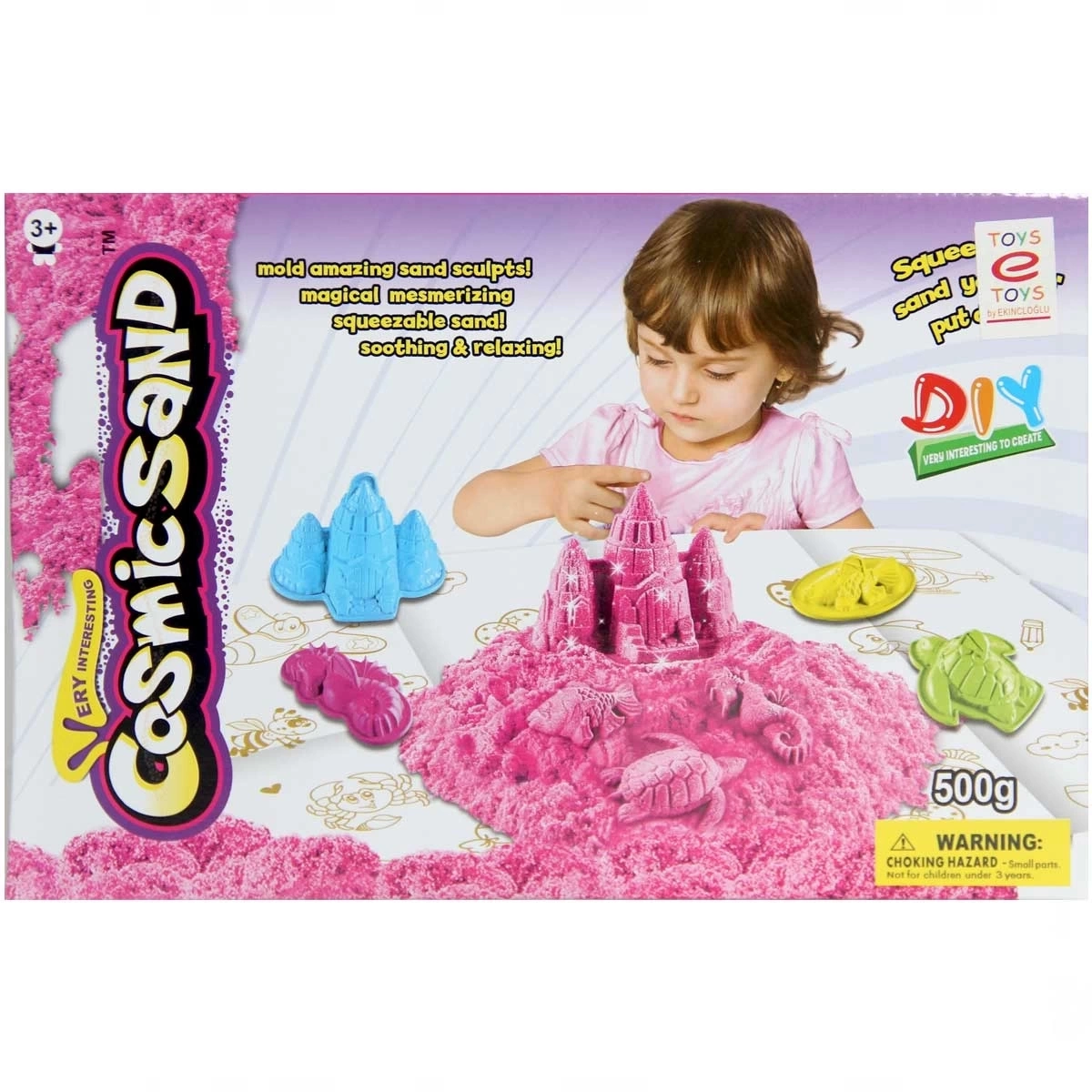 BUĞZ Kozmik Oyun Kumu Seti 500 Gr.