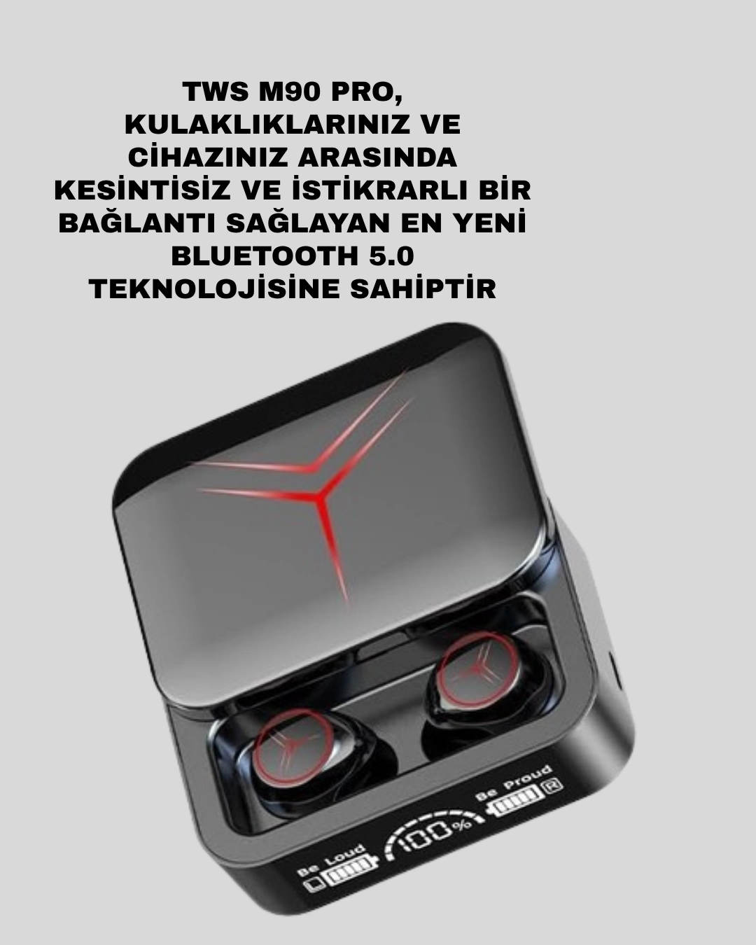 BUĞZ Kristal Ses Kaliteli Bluetooth Kulaklık – Android ve iOS Uyumlu