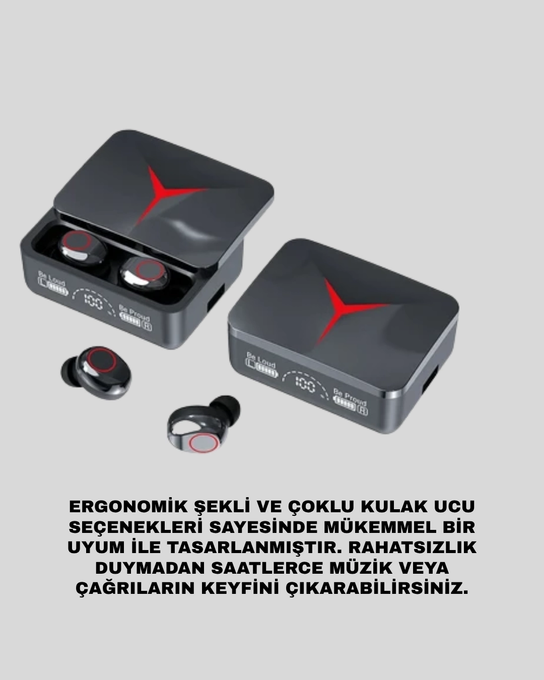 BUĞZ Kristal Ses Kaliteli Bluetooth Kulaklık – Android ve iOS Uyumlu
