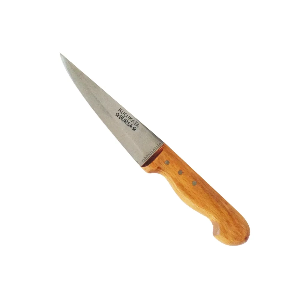 BUĞZ Eco Lounge Küçükata Bursa Kalın Sivri Kasap Bıçağı No:3, 17 cm - Ahşap Sap BUĞZ Eco Lounge Küçükata Bursa Kalın Sivri Kasap Bıçağı No:3, 17 cm - Ahşap Sap