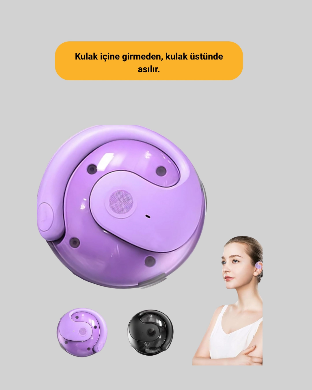 BUĞZ KULAK ARKASI  BLUETOOTH KULAKLIK, GÜRÜLTÜ AZALTMA - BUĞZ