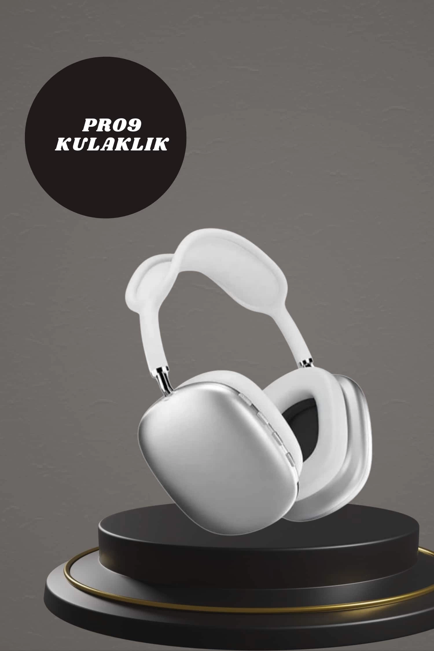BUĞZ Kulak Üstü P9 Kablosuz Bluetooth Kulaklık ve 7 Kordonlu Akıllı Saat
