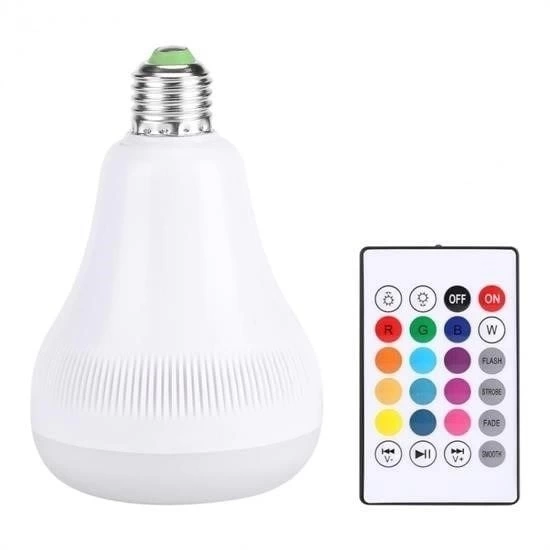 BUĞZ Kumandalı Bluetooth Hoparlör Ampul LD-37
