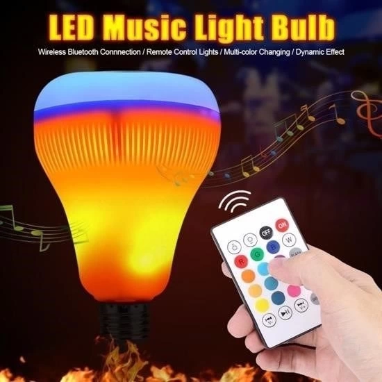 BUĞZ Kumandalı Bluetooth Hoparlör Ampul LD-37