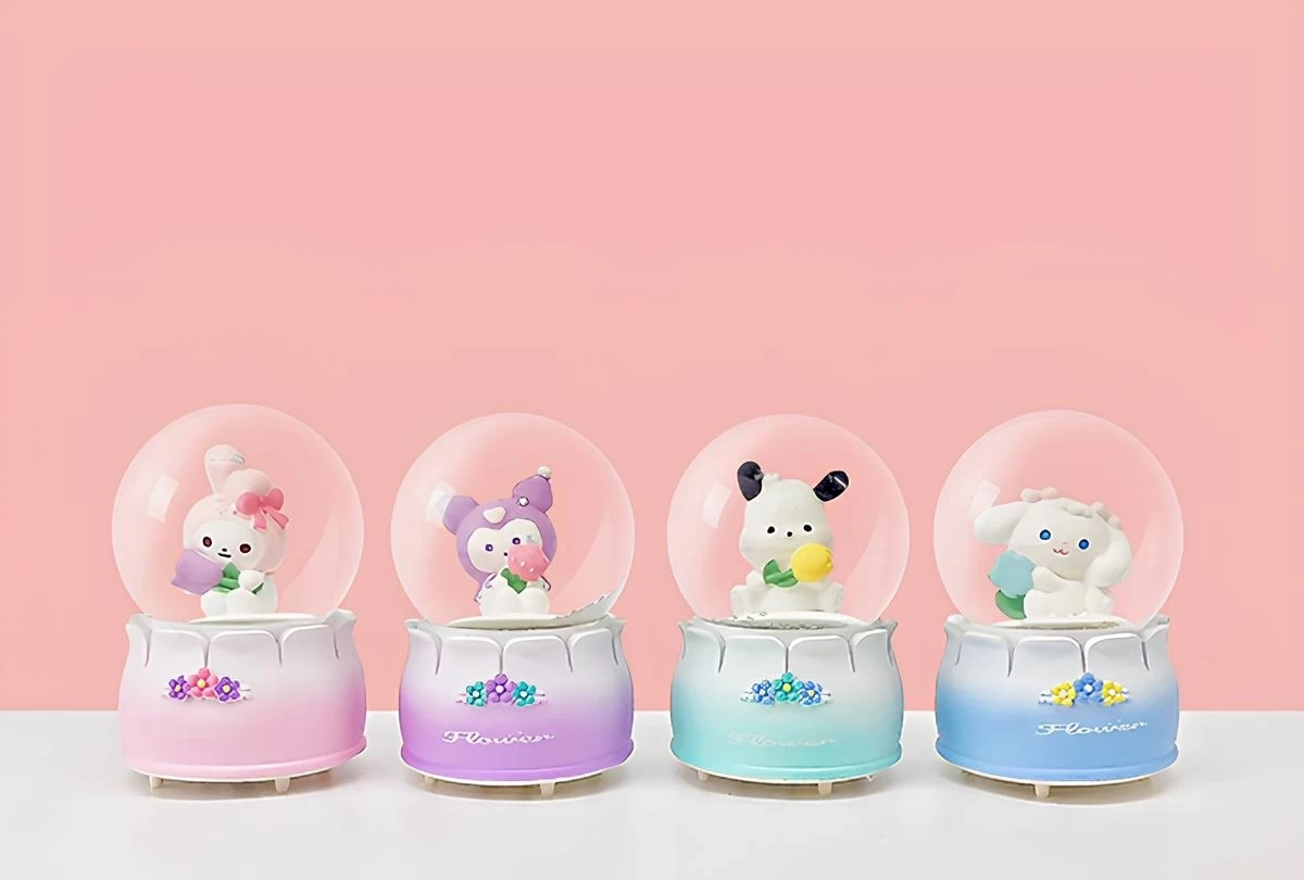 BUĞZ Kuromi Işıklı Kar Küresi 7 Cm Alk3397 BUĞZ Kuromi Işıklı Kar Küresi 7 Cm Alk3397