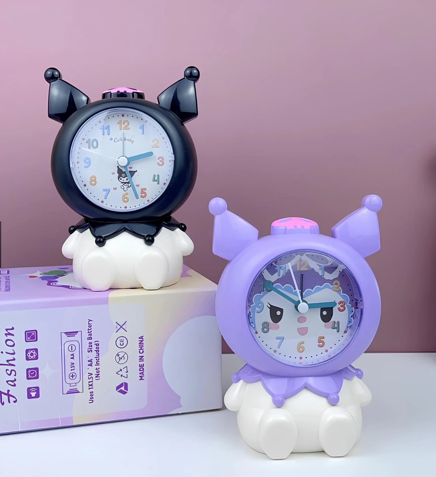 BUĞZ KUROMİ MASA ÜSTÜ ÇALAR SAAT MODEL 2