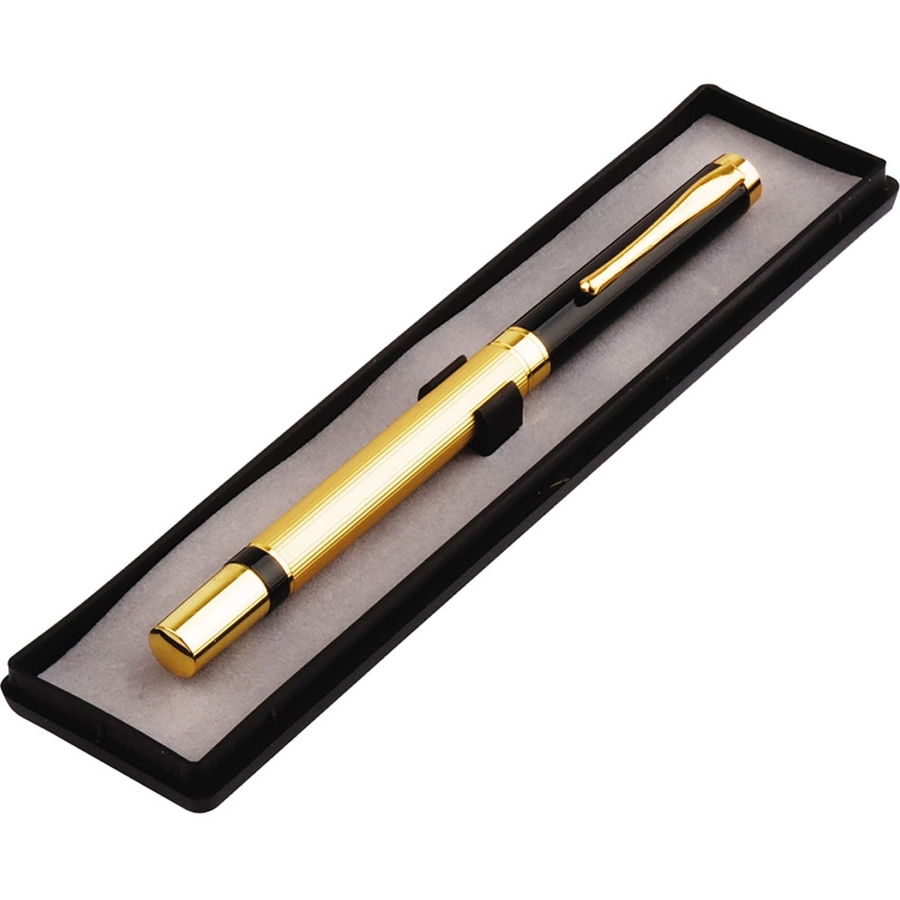 BUĞZ Kutulu Metal Roller Gold Siyah Kalem BUĞZ Kutulu Metal Roller Gold Siyah Kalem