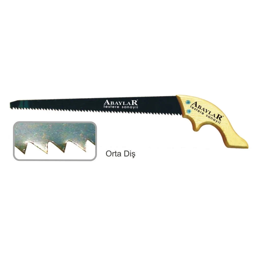 BUĞZ Lar Orta Diş Bağ Testere 35 Cm - Ahşap Sap