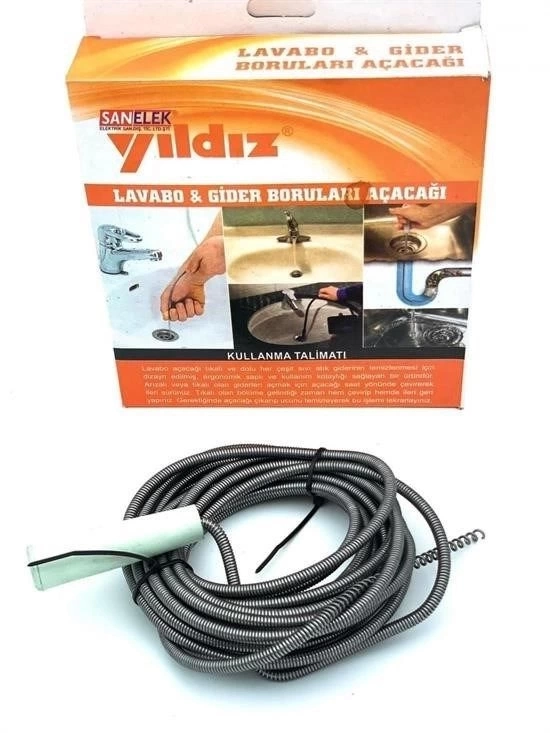 BUĞZ Lavabo Ve Gider Boru Açacağı (3 Metre)