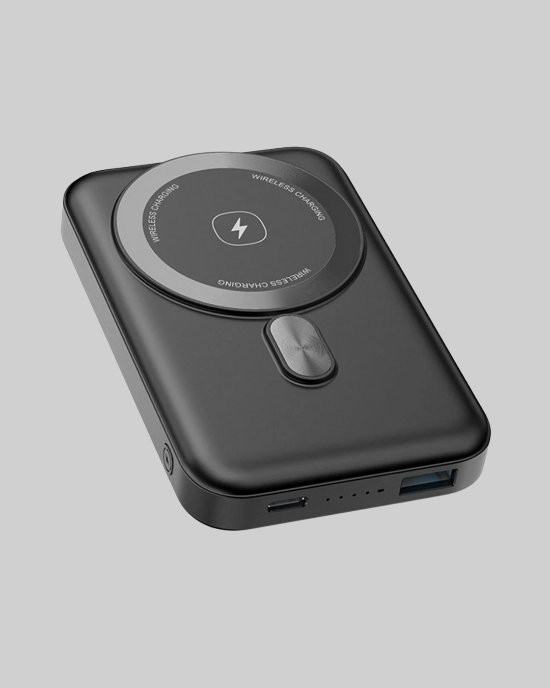 BUĞZ LCD Ekranlı Kablosuz Powerbank Type C ve USB Çıkışlı