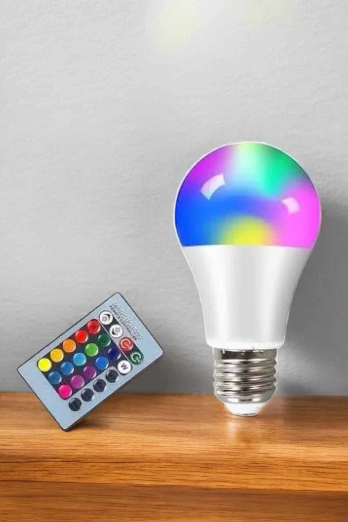 BUĞZ Led Ampul Enerji Dostu RGB Işıklı 100W Led Işık