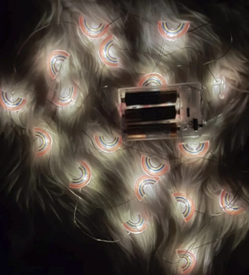 BUĞZ Led Işıklı Gökkuşağı Dekoratif İp