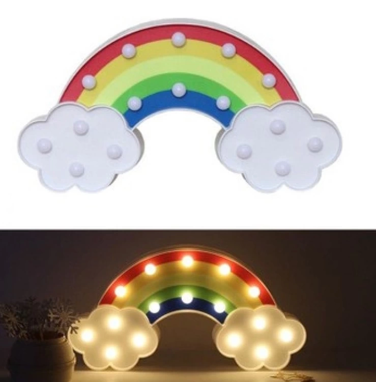 BUĞZ Led Işıklı Gökkuşağı Gece Lambası