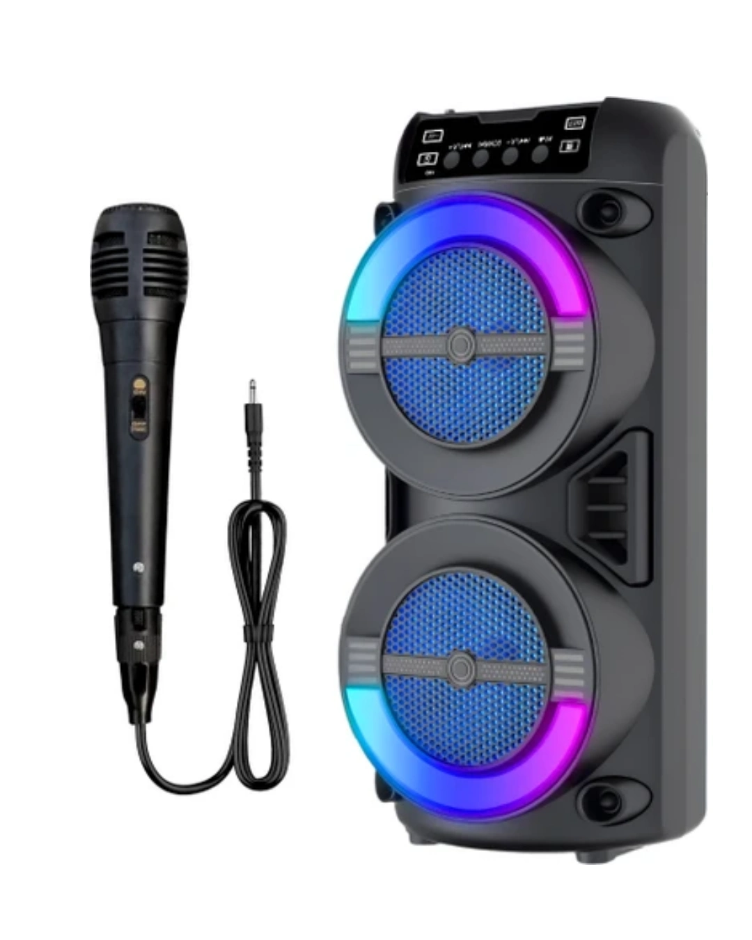 BUĞZ LED Işıklı Kablosuz Bluetooth Hoparlör USB TF Kart Destekli