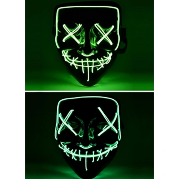 BUĞZ LED IŞIKLI YEŞİL MASKE