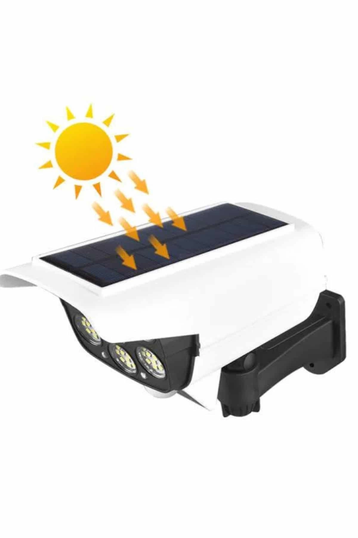 BUĞZ LED Lamba-Güneş Paneli Destekli Uzaktan Kumandalı Solar LED Lamba