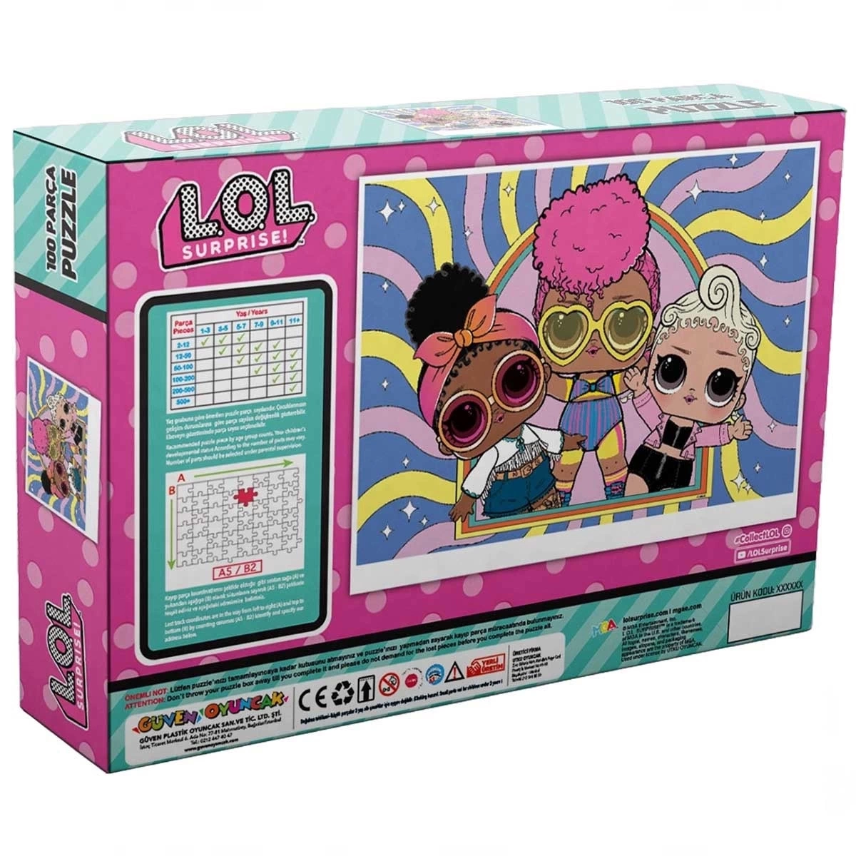 BUĞZ LOL Surprise 100 Parça Puzzle - 0022