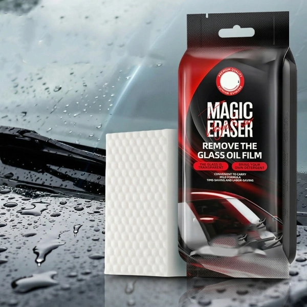 BUĞZ Magic Eraser Araç Cam Yağ Filmi Temizleme Süngeri