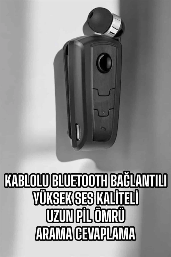 BUĞZ Makaralı Bluetooth Kulaklık Kulak İçi Android iOS Uyumlu Titreşimli